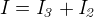 kopírovat do textarea $I={\it I_3}+{\it I_2}$
