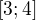 $[3;4]$
