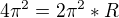 kopírovat do textarea $4\pi^2=2\pi^2*R$