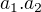 $a_{1}.a_{2}$
