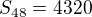 $S_{48}=4320$