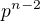 $p^{n-2}$