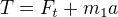 kopírovat do textarea $T=F_t+m_1a$