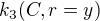 $k_3(C, r = y)$