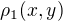 $\rho_1(x,y)$