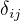 $\delta _{ij}$