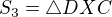 $S_3=\triangle DXC$