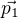 $\vec{p_{1}}$