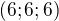 $(6;6;6)$