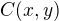 $C(x,y)$