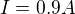 kopírovat do textarea $I = 0.9 A$