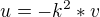 kopírovat do textarea $u=-k^{2}*v$
