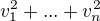 $v_1^2+...+v_n^2$