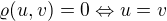 kopírovat do textarea $\varrho (u,v)=0\Leftrightarrow u=v$