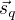 $\vec{s}_{q}$