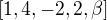 $[1,4,-2,2,\beta ]$