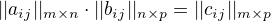kopírovat do textarea $||a_{ij}||_{m\times n}\cdot||b_{ij}||_{n\times p}=||c_{ij}||_{m\times p}$