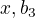 $x,b\inL_3$