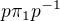 $p\pi_1 p^{-1}$