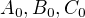 $A_0,B_0,C_0$