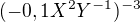 kopírovat do textarea $(-0,1X^2Y^{-1})^{-3}$