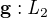 $\textbf{g}: \textit{L}_{2}$