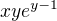 $xye^{y-1}$