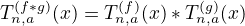 $T^{(f*g)}_{n, a}(x) = T^{(f)}_{n, a}(x) * T^{(g)}_{n, a}(x)$