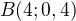 $B(4;0,4 )$