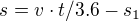kopírovat do textarea $s=v\cdot t/3.6-s_{1}$