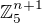 $\mathbb{Z}_5^{n+1}$