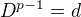 kopírovat do textarea $D^{p-1}=d$