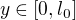 $y \in [0, l_0]$