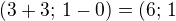 kopírovat do textarea $(3+3;\,1-0)=(6;\,1$