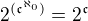 $2^{(\mathfrak c^{\aleph_0})}=2^{\mathfrak c}$
