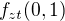 $f_{zt}(0,1)$