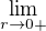 $\lim_{r\to0+}$