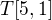 $T[5,1]$