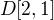 $D[2,1]$