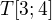 $T[3;4]$
