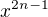 $x^{2n-1}$