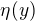 $\eta(y)$