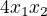 $4x_{1}x_{2}$