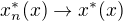 $x^*_n(x)\to x^*(x)$