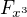 $F_{x^3}$