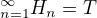 $\Bigcup_{n = 1}^{\infty} H_{n} = T$