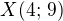 $X(4;\,9)$