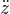 $\ddot {z}$