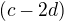 $(c-2d)$