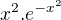 $x^{2}.e^{-x^{2}}$